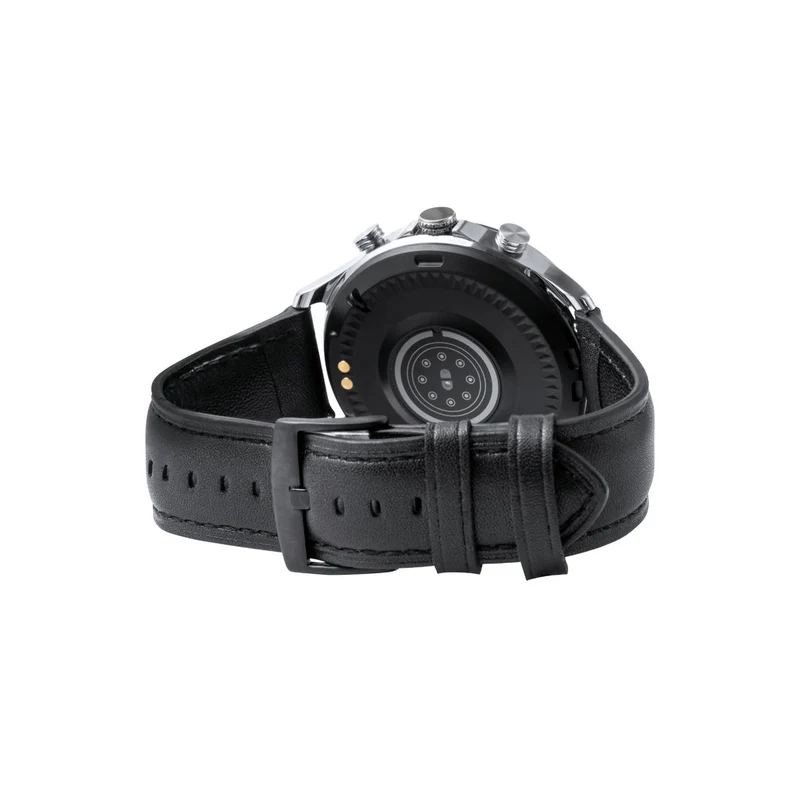 Montre connectée multifonctions, batterie 230 mAh, bracelet en cuir FRONK