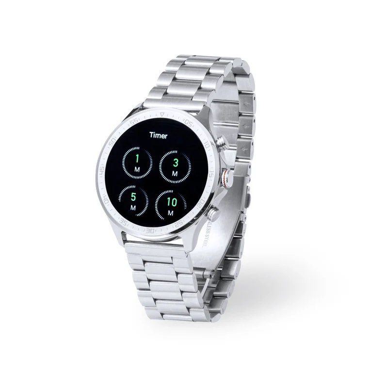 Montre connectée multifonctions, batterie 230 mAh et bracelet en inox DANT