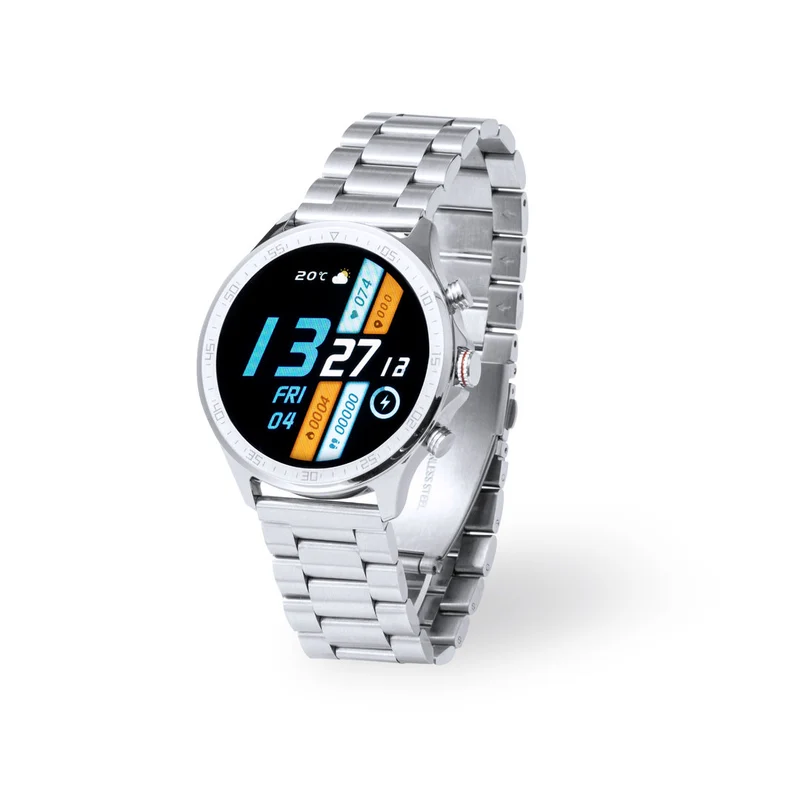 Montre connectée multifonctions, batterie 230 mAh et bracelet en inox DANT
