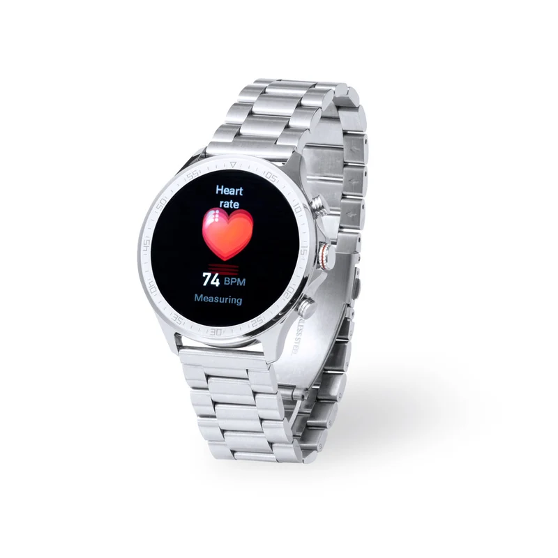 Montre connectée multifonctions, batterie 230 mAh et bracelet en inox DANT
