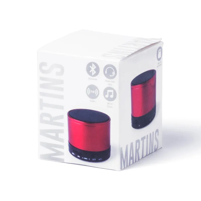 Enceinte bluetooth, 3w, batterie 300 mAh, métal MARTINS