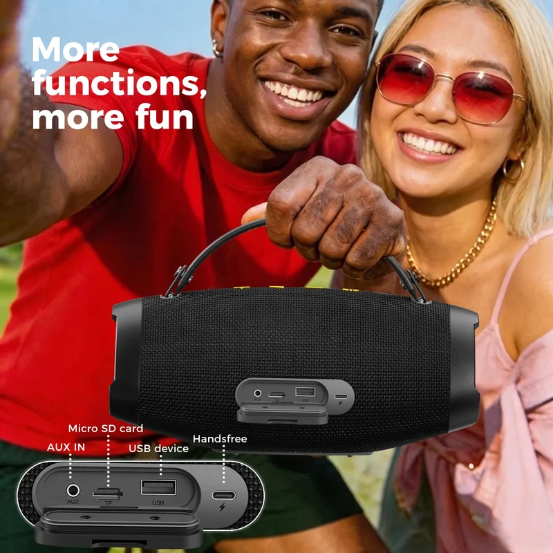 W-KING X10S 50W RMS Outdoor Bluetooth Party Speaker with Deep Bass