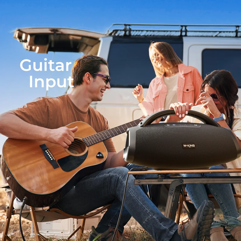 W-KING D20S 140W RMS Loud Portable Bluetooth Speaker for Outdoor & Party