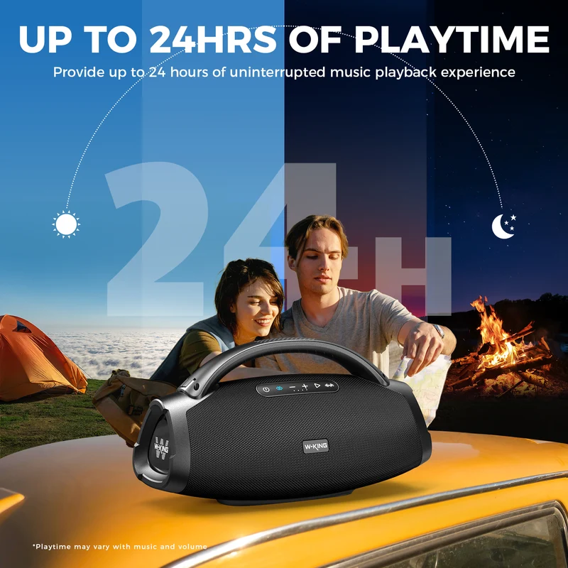 W-KING X20S 140W RMS Portable Bluetooth Party Speaker with Deep Bass (180W Peak)