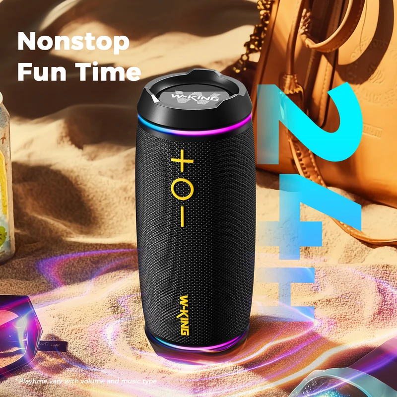 W-KING D220 40W RMS Portable Bluetooth Speaker with Stereo Sound