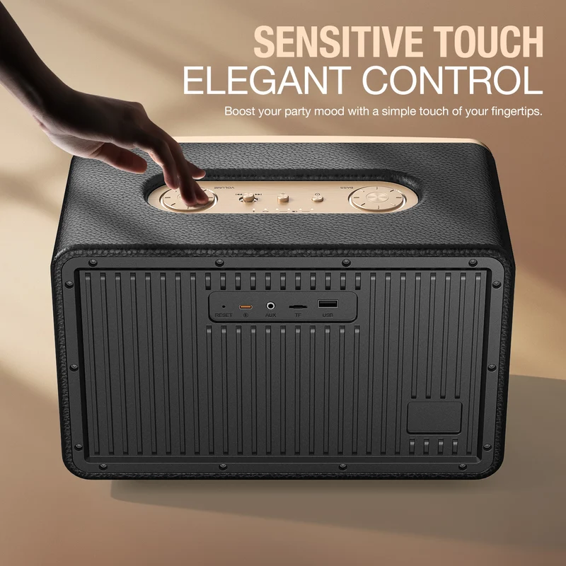 W-KING H330 120W RMS Rugged Outdoor Bluetooth Speaker with Stereo Sound (210W Peak)