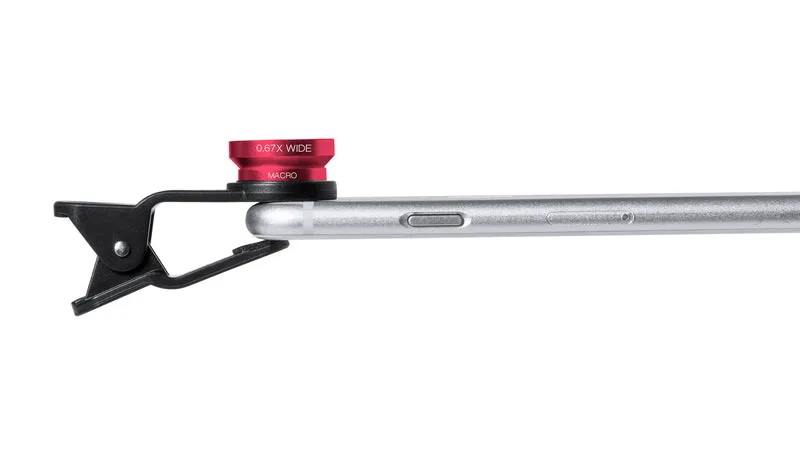 Lentilles universelles pour smartphone ajustables par pince DRIAN