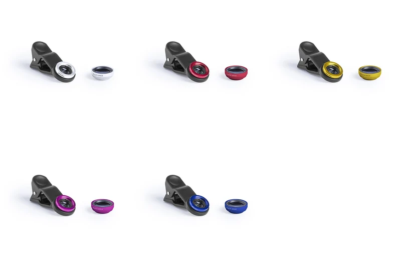 Lentilles universelles pour smartphone ajustables par pince DRIAN