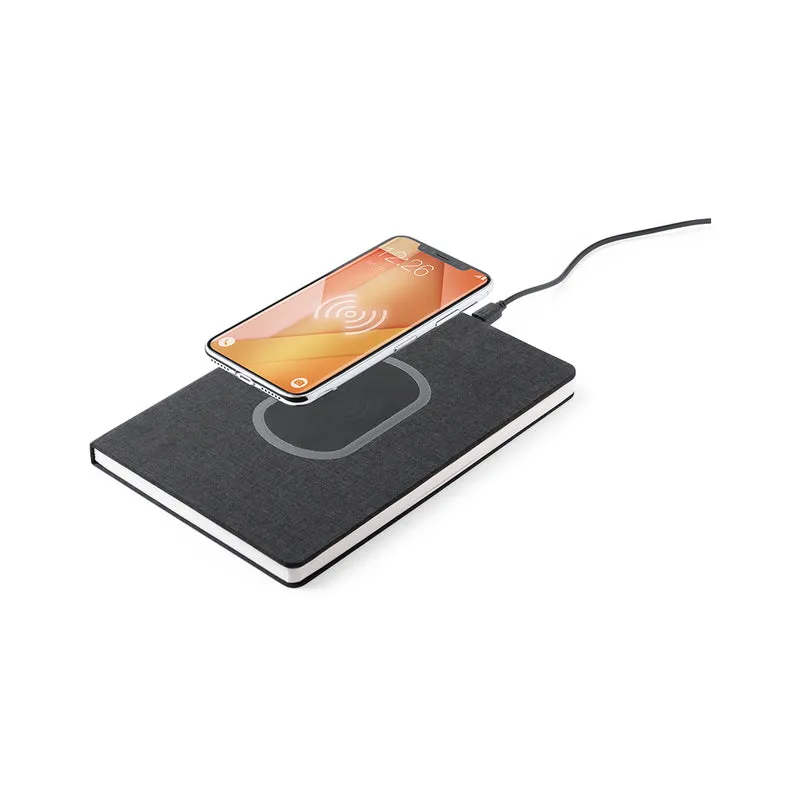 Bloc notes chargeur en polyester 300D robuste KEVANT