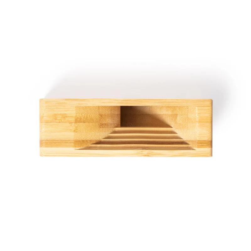 Support pour smartphone en bambou avec amplificateur de son SUIJIN