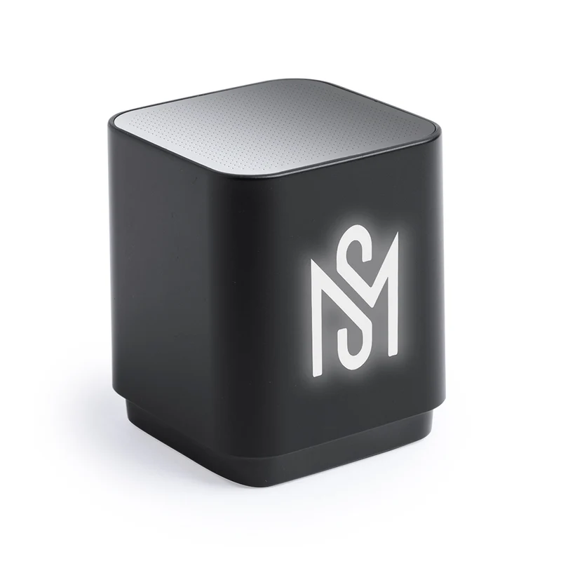 Enceinte bluetooth 5.0 et logo LED LUNEM