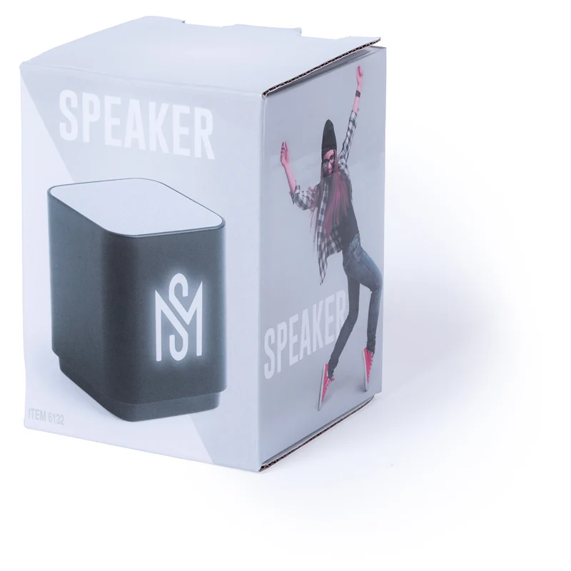 Enceinte bluetooth 5.0 et logo LED LUNEM