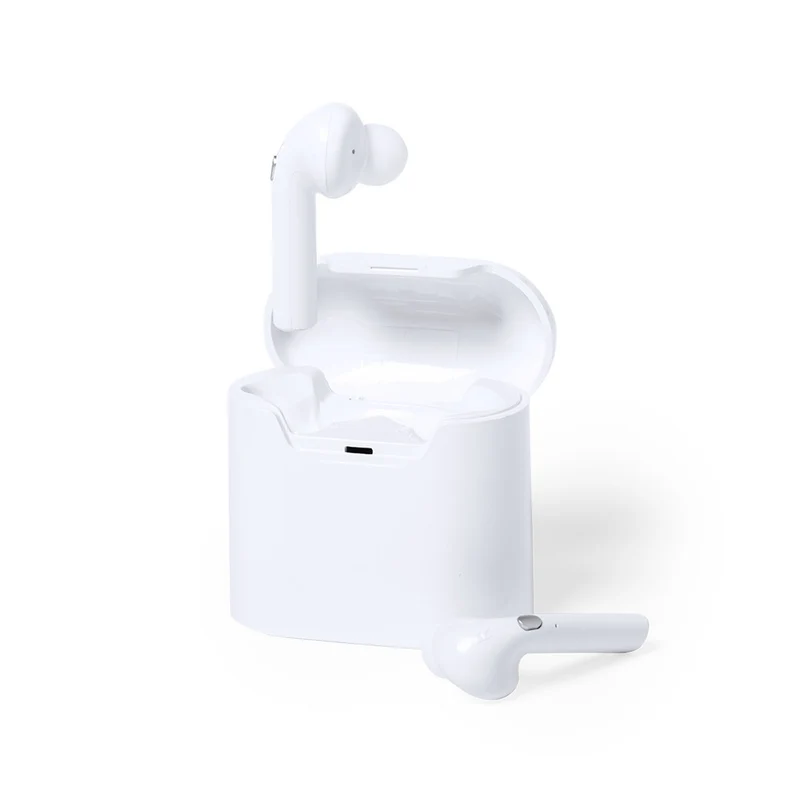 Écouteurs bluetooth avec finition blanche élégante ANIKEN