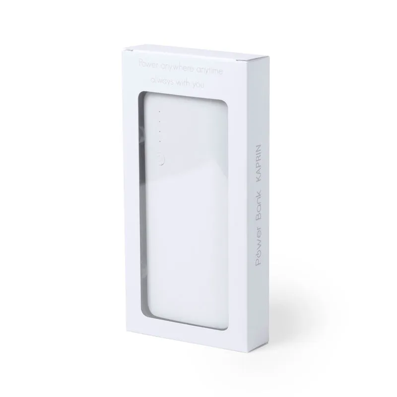 Batterie externe 10 000 mah avec led KAPRIN