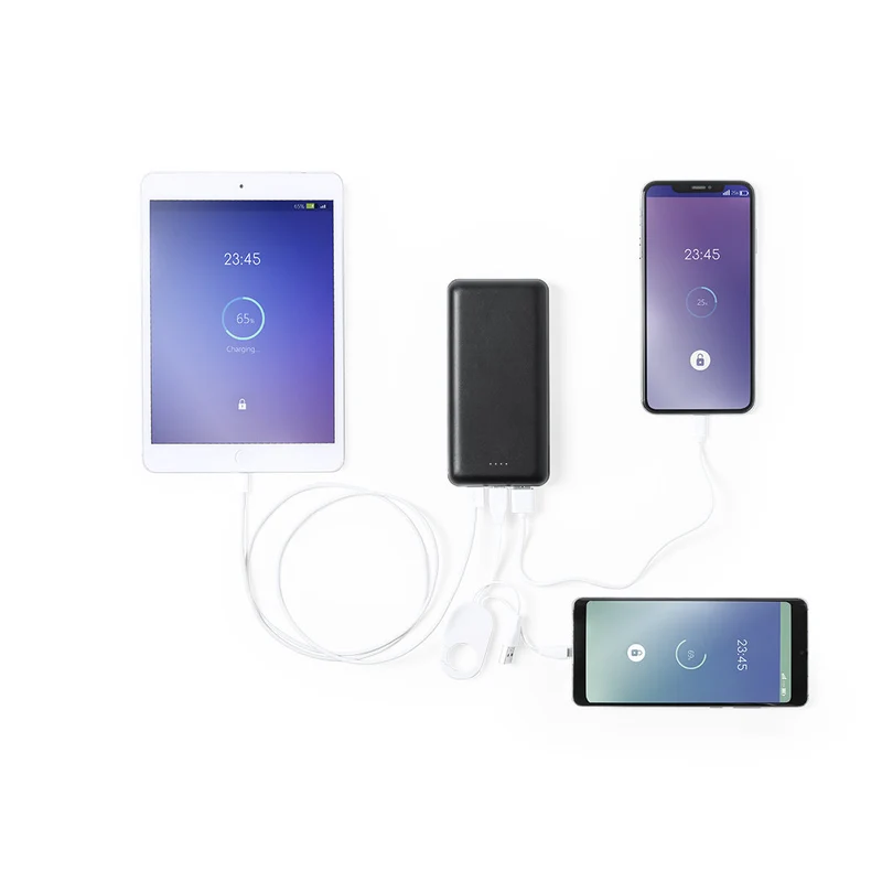 Batterie externe 20 000 mah avec led KIUBERT
