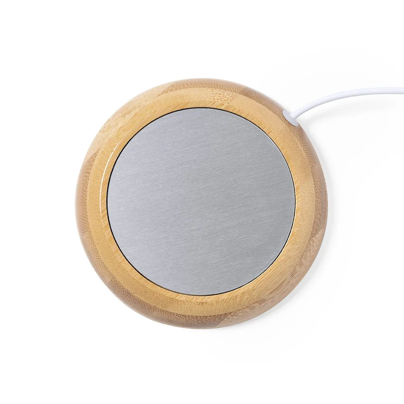 Chauffe tasse connexion usb en bambou LIGRANT