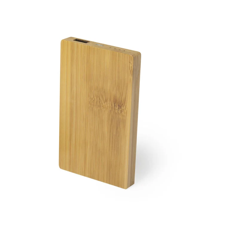Batterie externe 5 000 mAh en bambou NIPAX
