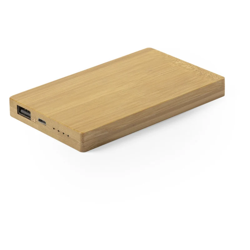 Batterie externe 5 000 mAh en bambou NIPAX