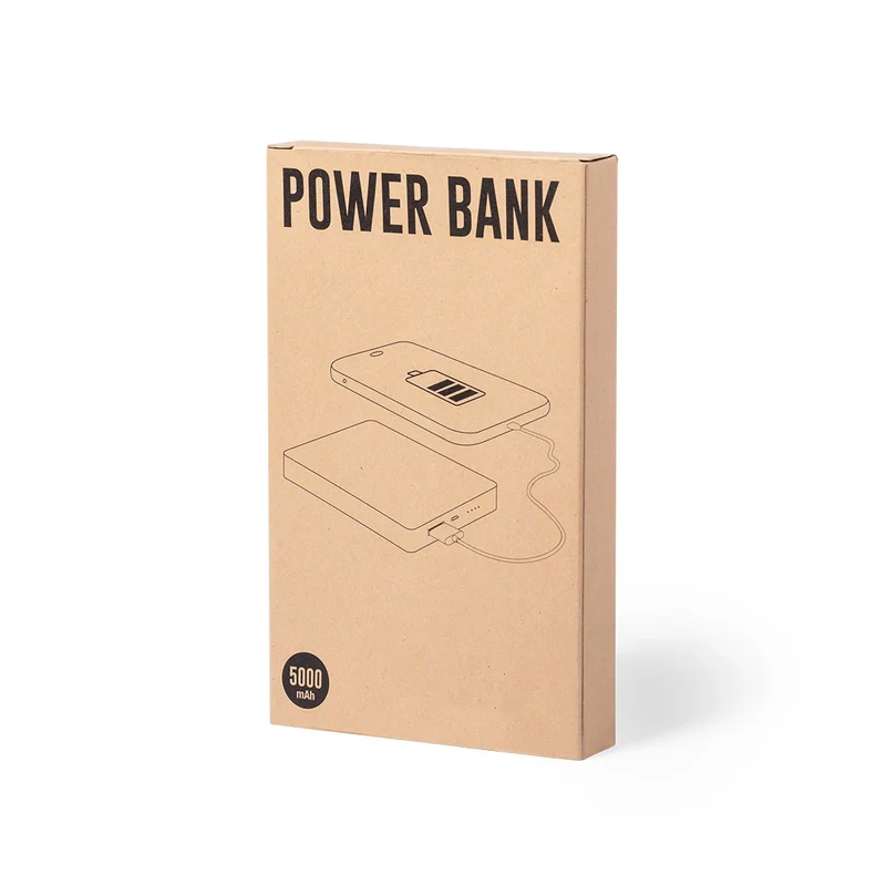 Batterie externe 5 000 mAh en bambou NIPAX