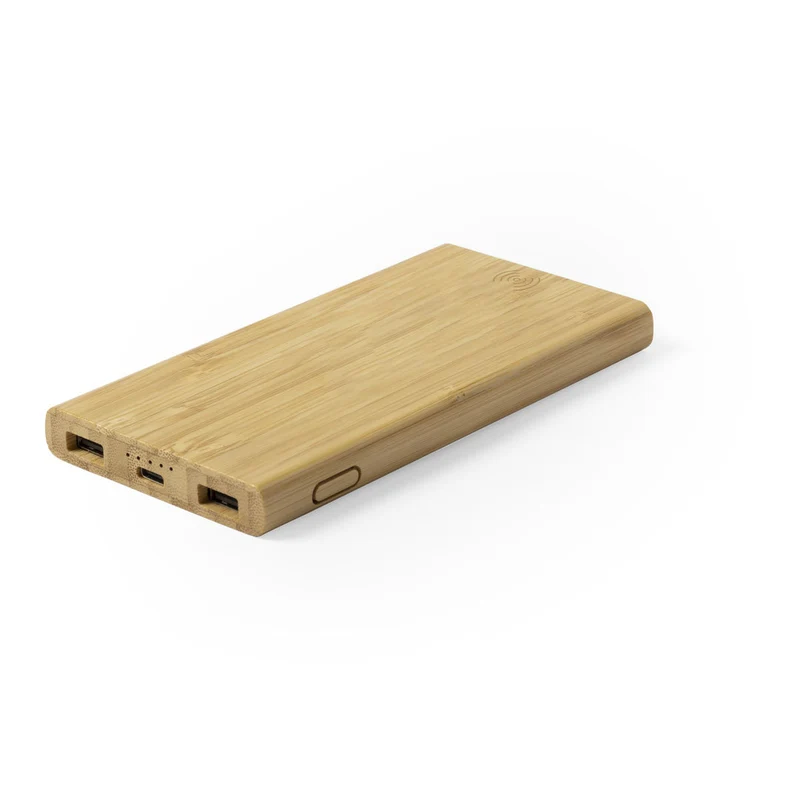 Batterie externe 6 000 mAh en bambou KALERY