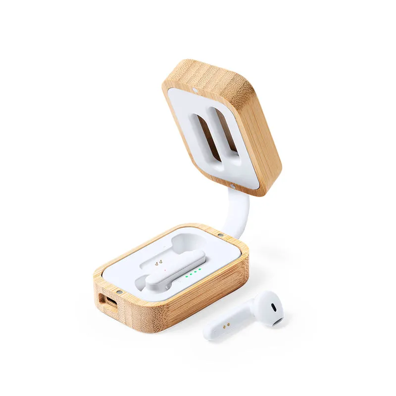 Écouteurs intra-auriculaires en bambou et abs TRESAN