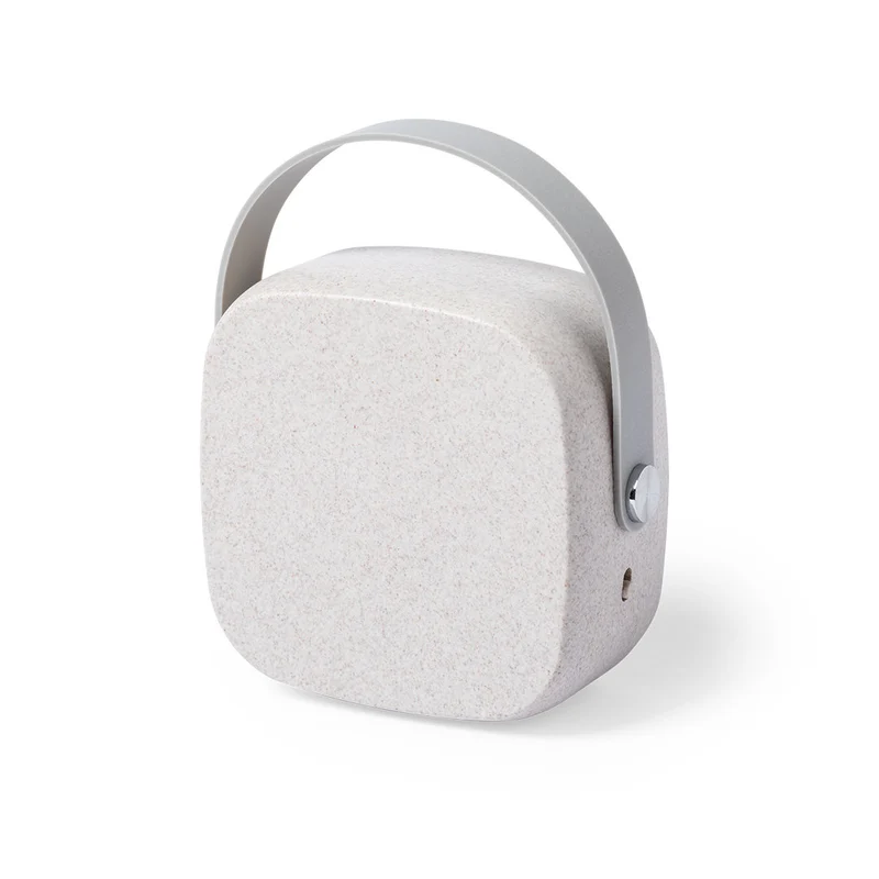 Enceintes bluetooth, 3w, batterie 500 mAh en paille de blé, abs et bambou KEPIR