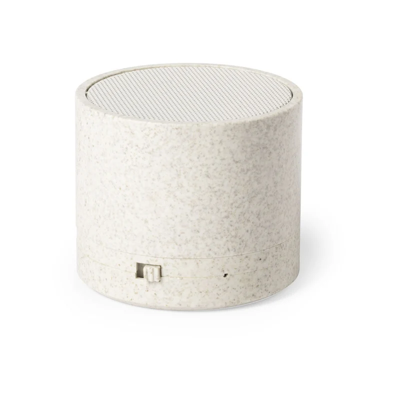 Enceintes bluetooth 5.0 de 3w, batterie 300 mAh en paille de blé et abs CAYREN