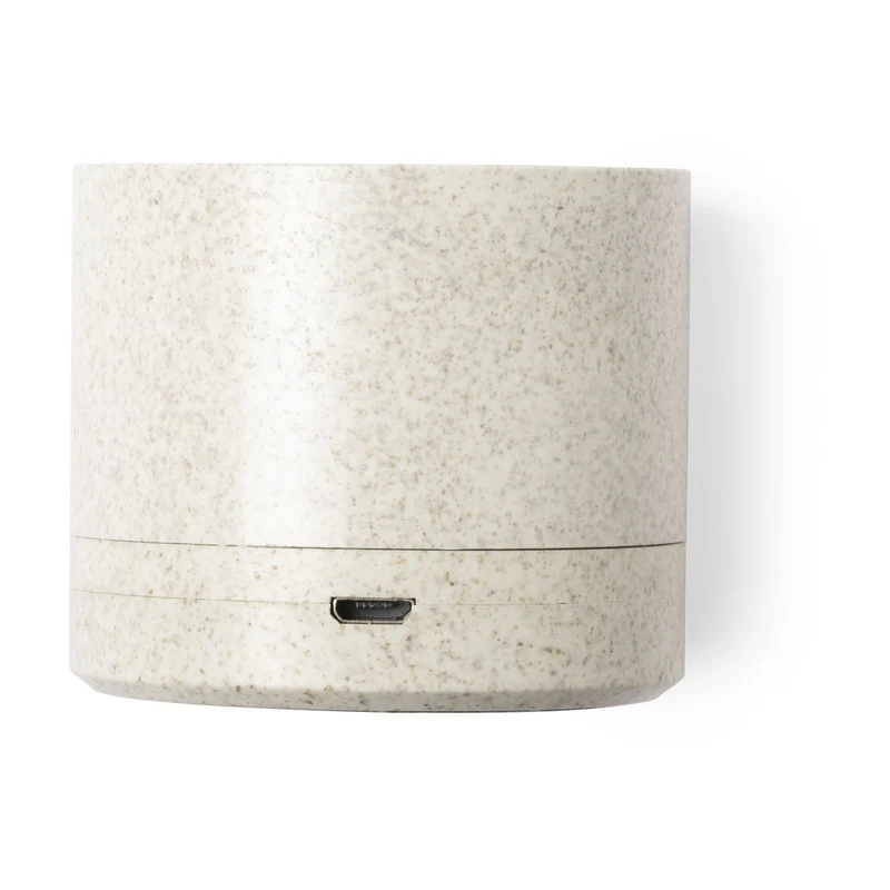 Enceintes bluetooth 5.0 de 3w, batterie 300 mAh en paille de blé et abs CAYREN