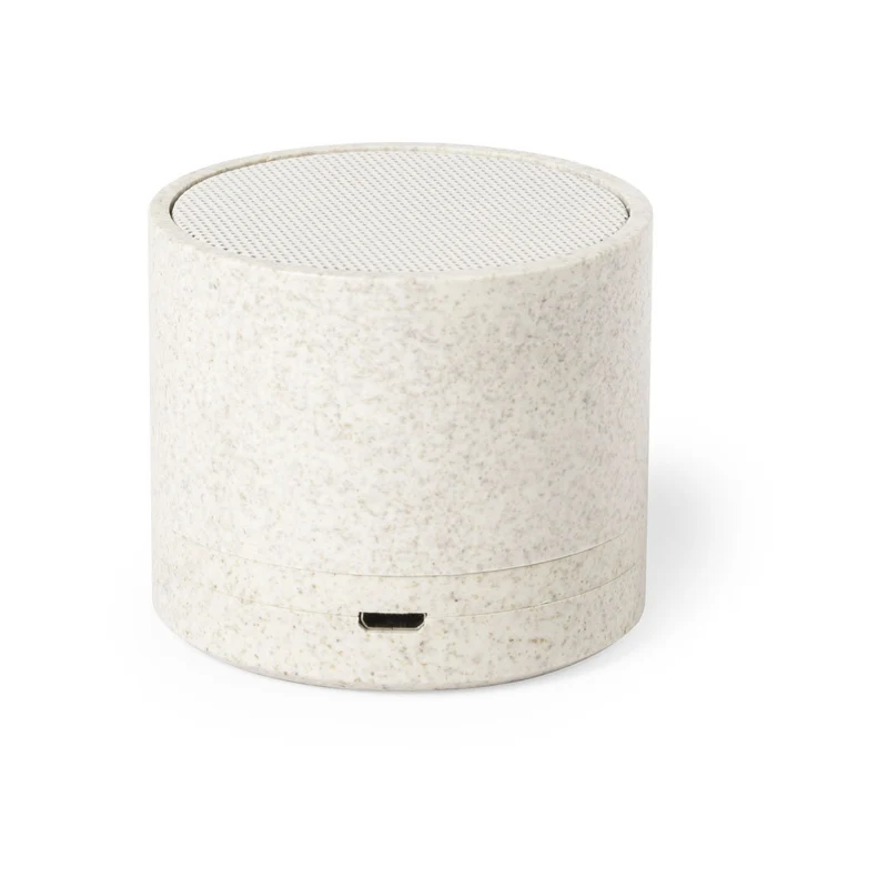Enceintes bluetooth 5.0 de 3w, batterie 300 mAh en paille de blé et abs CAYREN