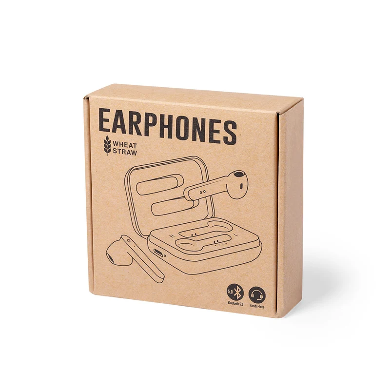 Écouteurs intra-auriculaires en paille de blé et abs VOUNEL