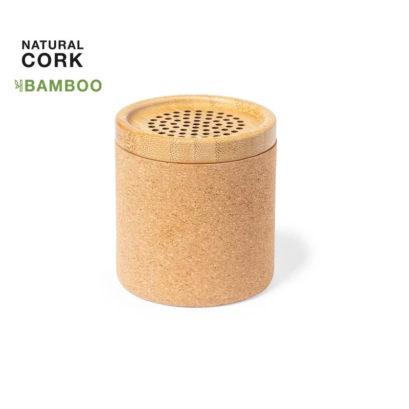 Enceinte bluetooth 3w, batterie 300 mAh en liège et bambou MIRINTEX