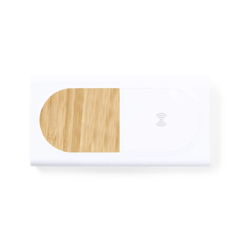 Batterie externe 8 000 mAh en bambou et pla compostable DITTE