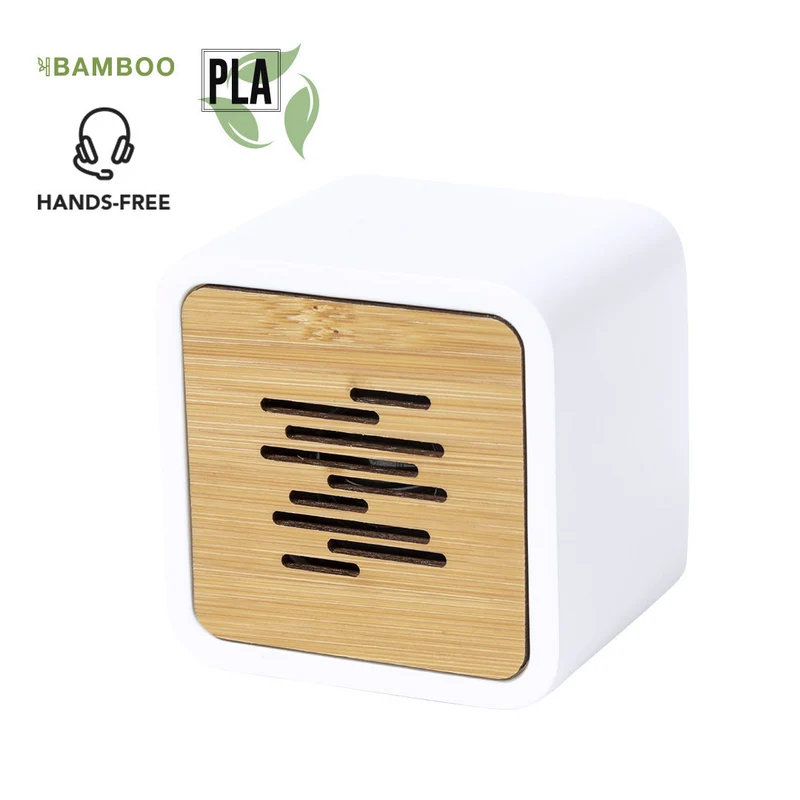 Enceinte Bluetooth 5.0, 3w, batterie 300 mAh en bambou et pla compostable PIXIE