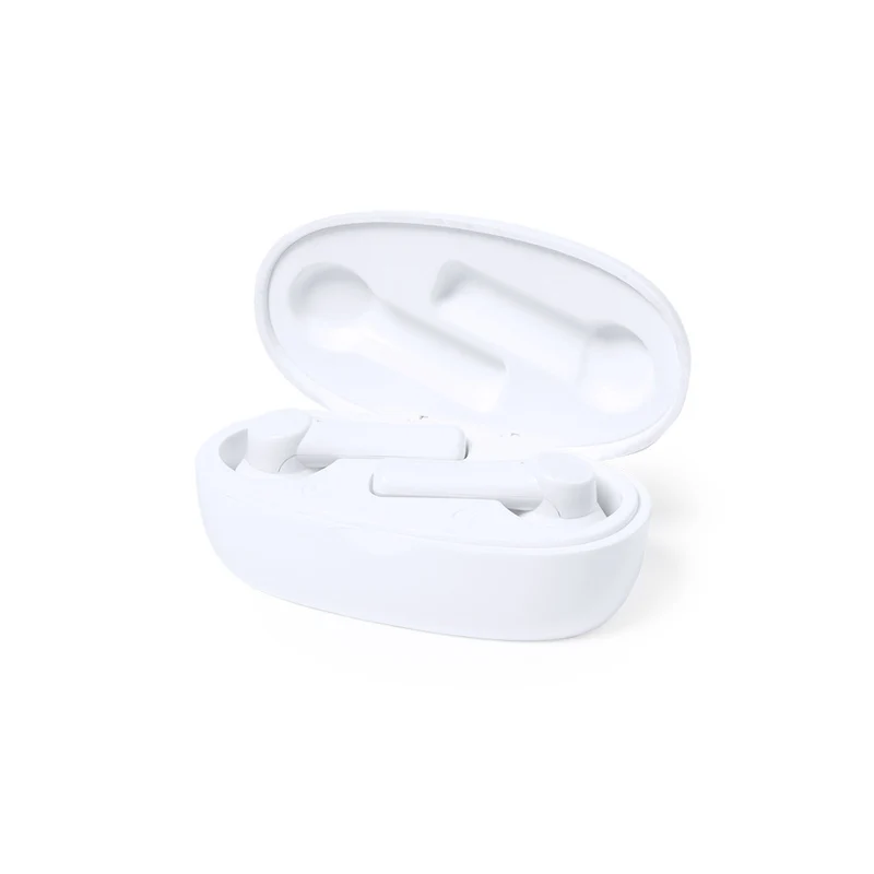 Écouteurs intra-auriculaires bluetooth, batterie 30 mAh en bambou, en pla compostable KERMIT