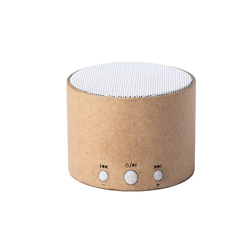 Enceinte bluetooth 5.0, 3w, batterie 300 mAh en paille de blé et abs CRAPIN