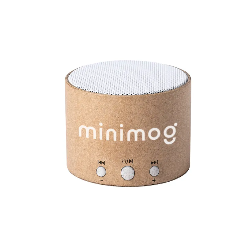 Enceinte bluetooth 5.0, 3w, batterie 300 mAh en paille de blé et abs CRAPIN