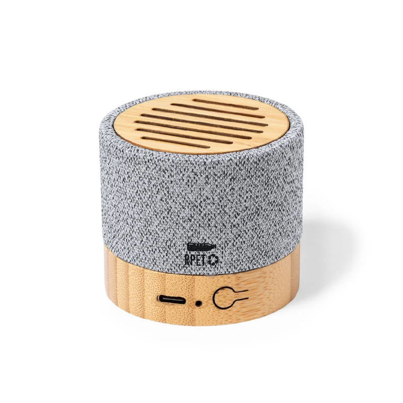 Enceinte bluetooth 5.0 3w, batterie 300 mAh polyester rpet bambou BLARAK