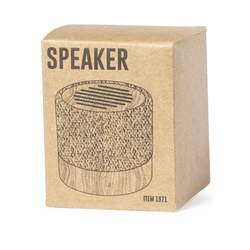 Enceinte bluetooth 5.0 3w, batterie 300 mAh polyester rpet bambou BLARAK