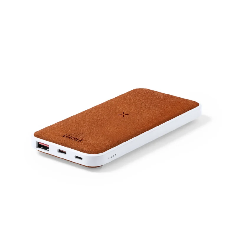 Batterie externe 8 000 mAh 10w rabs et cuir recyclé YERRY RCS