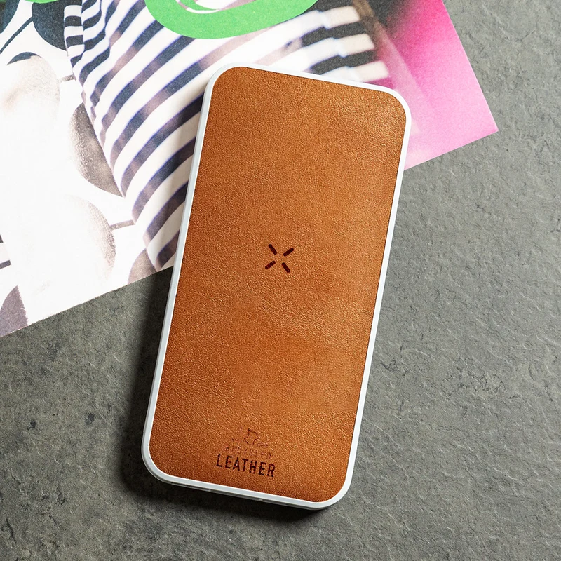 Batterie externe 8 000 mAh 10w rabs et cuir recyclé YERRY RCS