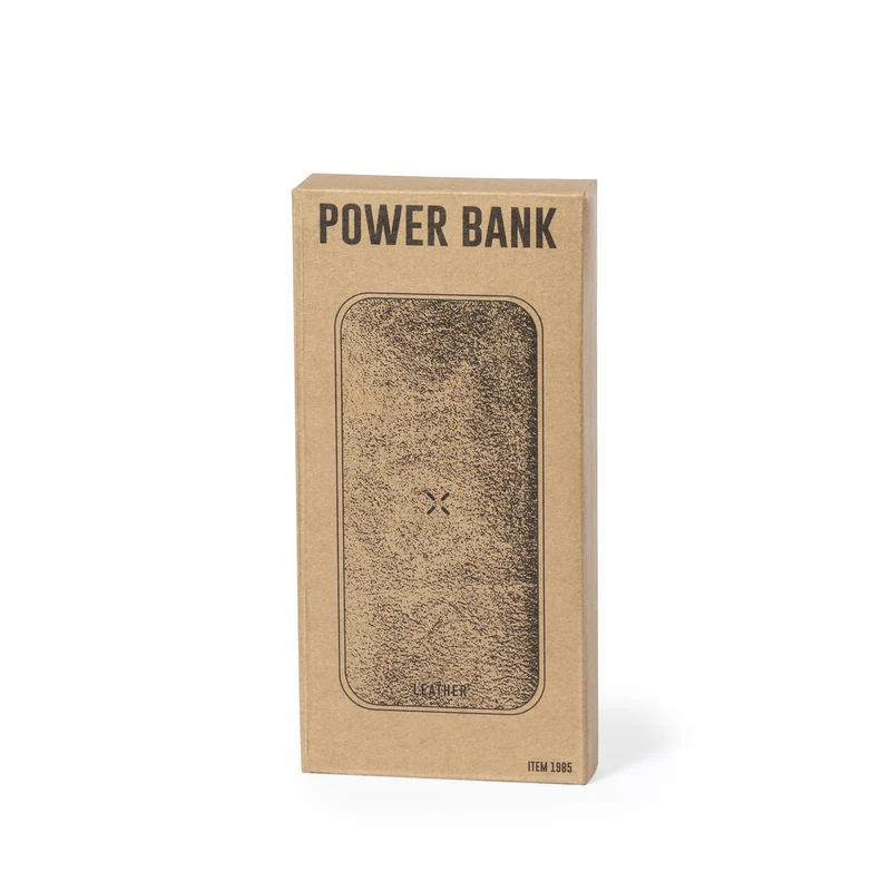 Batterie externe 8 000 mAh 10w rabs et cuir recyclé YERRY RCS
