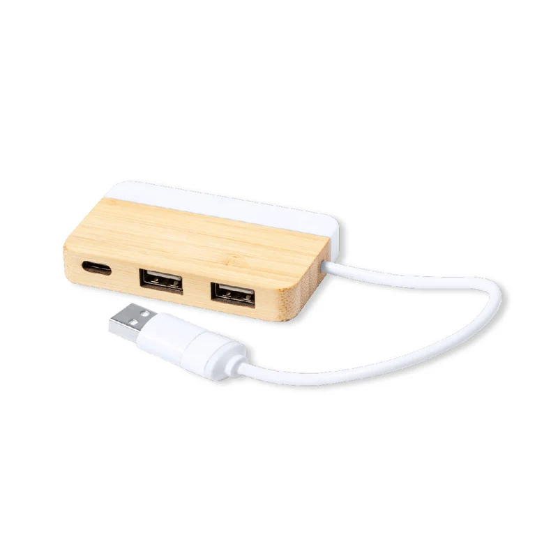 Port usb 2.0 fabriqué en bambou avec extrait de marbre LAYAIS