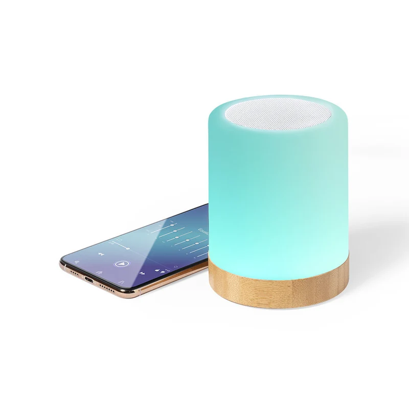 Enceinte Bluetooth 1200 mAh en bambou NALOW