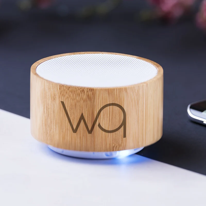 Enceinte Bluetooth 300 mAh en bambou DENZEL