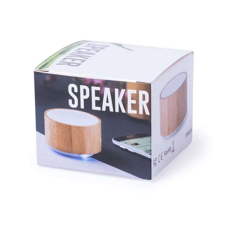 Enceinte Bluetooth 300 mAh en bambou DENZEL