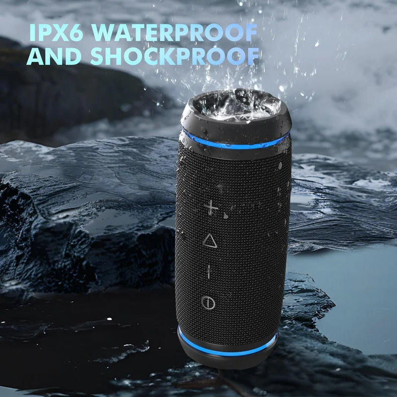 W-KING BT226 30W RMS Portable Wireless Bluetooth Speaker (36W Peak)