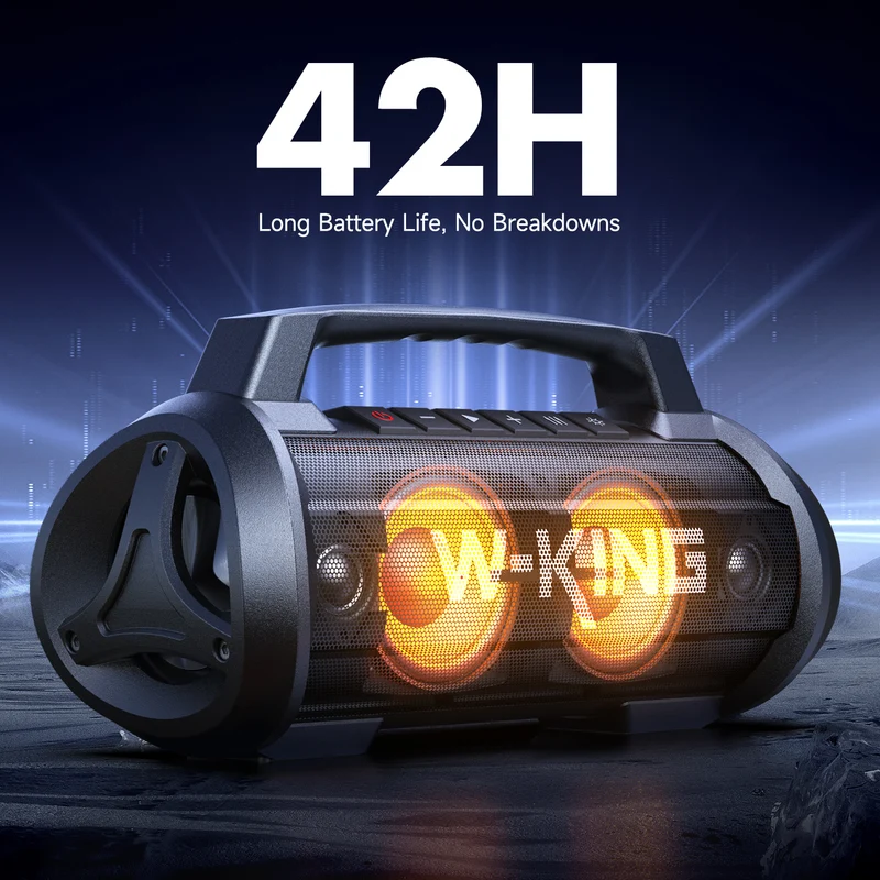 W-KING D10 Karaoke Bluetooth Speaker with Wireless Microphone
