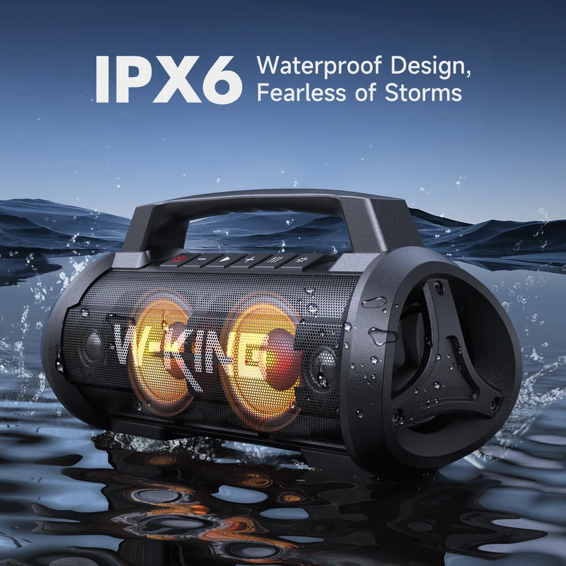 W-KING D10 Karaoke Bluetooth Speaker with Wireless Microphone