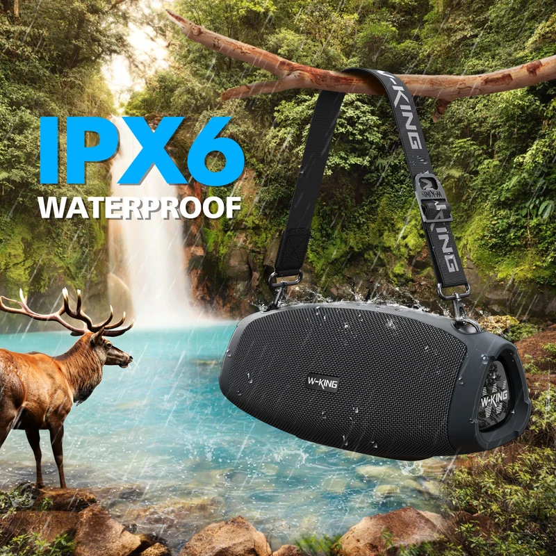 W-KING X10 Karaoke Bluetooth Speaker with Wireless Microphone