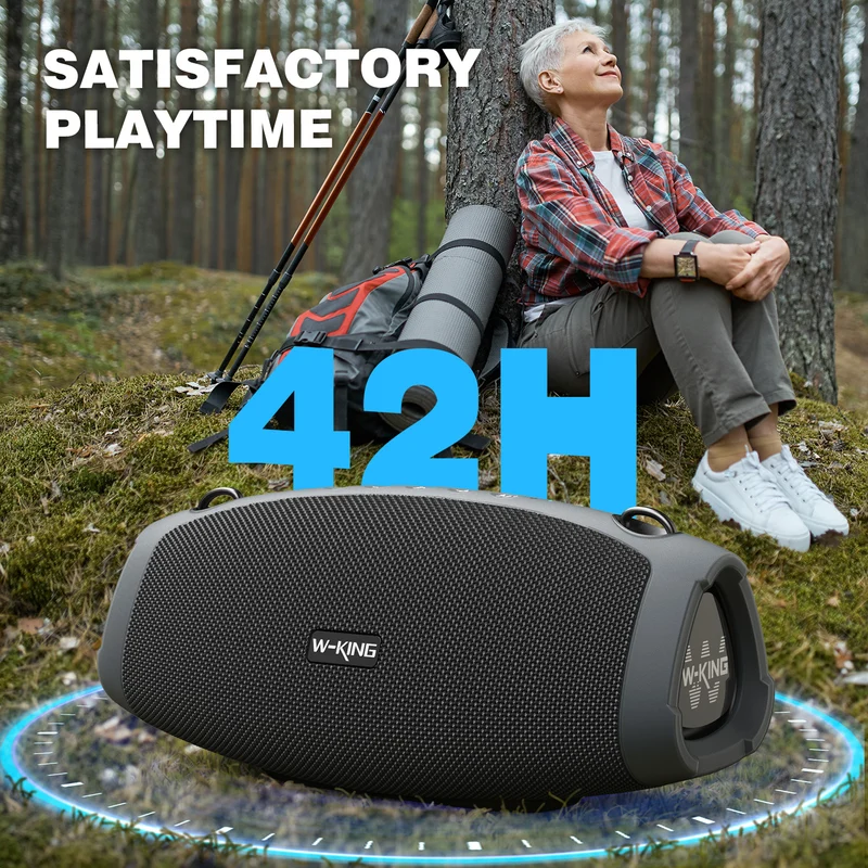 W-KING X10 Karaoke Bluetooth Speaker with Wireless Microphone